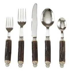 Saro Lifestyle Bark Wood Flatware, Black (Set Of 5) 11 Saro Lifestyle Bark Wood Flatware, Black (Set Of 5) -Saro Lifestyle GUEST a6eff945 7dff 411c 83e5 9e5f95e1aa6a