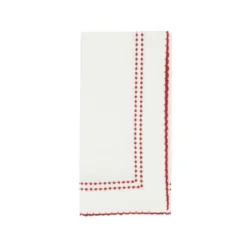 Saro Lifestyle Cotton Table Napkins With Embroidered Borders (Set Of 4) -Saro Lifestyle GUEST a7aa4d35 96e3 45a8 ad02 5d2b736640d3