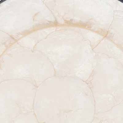 Saro Lifestyle Polished Capiz Charger Plate (Set Of 4) 5 Saro Lifestyle Polished Capiz Charger Plate (Set Of 4) - Image 3