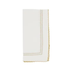 Saro Lifestyle Cotton Table Napkins With Embroidered Borders (Set Of 4) -Saro Lifestyle GUEST a9030934 a2cf 4d87 afea ffd064c7885f