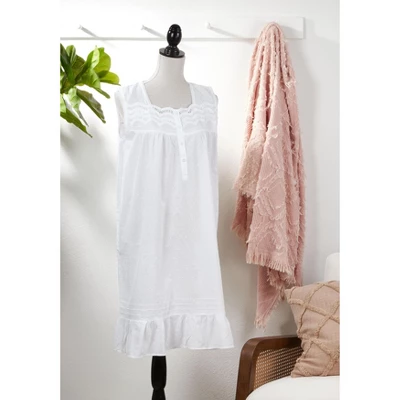 Saro Lifestyle Embroidered Design Nightgown 5 Saro Lifestyle Embroidered Design Nightgown - Image 3