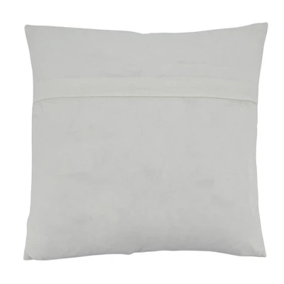 Saro Lifestyle Cotton Throw Pillow Cover With Block Print Taj Kantha Stitch Design 3 Saro Lifestyle Cotton Throw Pillow Cover With Block Print Taj Kantha Stitch Design