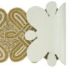 Saro Lifestyle Contemporary Table Runner With Beaded Design, Gold, 13" X 36" -Saro Lifestyle GUEST ac004f2f fcaf 4fca 9c5e d0f34c521e34