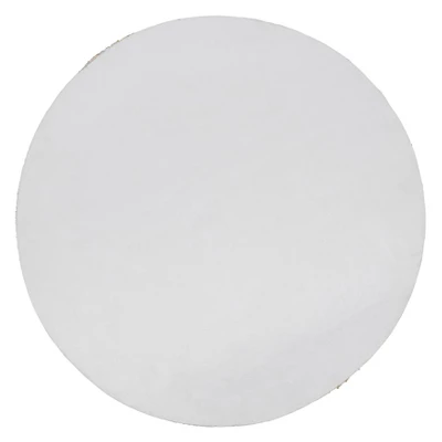 Saro Lifestyle Beaded Christmas Trees Placemat, 15" Round, White/Green (Set Of 4) 3 Saro Lifestyle Beaded Christmas Trees Placemat, 15" Round, White/Green (Set Of 4)