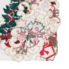 Saro Lifestyle Christmas Tree Table Runner, 14"x72", White 1 Saro Lifestyle Christmas Tree Table Runner, 14"x72", White -Saro Lifestyle GUEST b1afb000 6923 438c a3c8 38b9577ebcf3