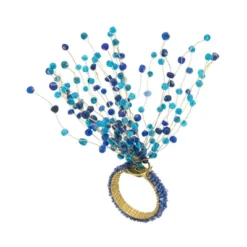 Saro Lifestyle Beaded Burst Spray Napkin Ring (Set Of 4) -Saro Lifestyle GUEST b53b8e60 4880 410e b2c9 95113e1f4ba4