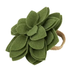Saro Lifestyle Felt Blossom Napkin Ring (Set Of 4) 12 Saro Lifestyle Felt Blossom Napkin Ring (Set Of 4) -Saro Lifestyle GUEST b578c9dd 0919 49fd 9eba 2311da5b05e8