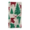 Saro Lifestyle Deer And Christmas Trees Cotton Table Napkins (Set Of 4) -Saro Lifestyle GUEST b9a42d7f d7f0 45f5 b596 52e349ec229a