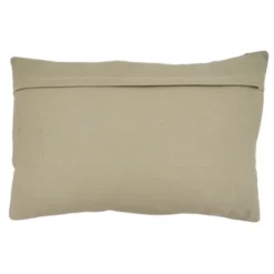 Saro Lifestyle Striped Poly Filled Throw Pillow, Natural, 16" X 24"