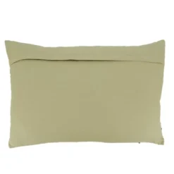 Saro Lifestyle Dash Line Throw Pillow With Poly Filling