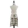 Saro Lifestyle Plaid Apron, 24"x36", Grey -Saro Lifestyle GUEST c2f7ae2d 4556 438e a26f 4c7bc1228fe3