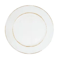 Saro Lifestyle Vintage-Inspired Distressed Charger Plate (Set Of 4) -Saro Lifestyle GUEST c758a28c 1ef8 4cd5 8748 8f84c056140d