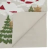 Saro Lifestyle Embroidered Christmas Mountain Runner, Natural, 16" X 70" -Saro Lifestyle GUEST c8054e9e f730 4006 9dbe c129f51823be