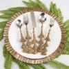 Saro Lifestyle Merry Tree Holiday Flatware