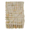 Saro Lifestyle Cross Hatch Weave Throw, 50x60 Inches, Beige -Saro Lifestyle GUEST c943c0cc e1ea 4446 9868 341d77931393