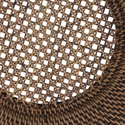 Saro Lifestyle Handmade Rattan Charger (Set Of 4) 5 Saro Lifestyle Handmade Rattan Charger (Set Of 4) - Image 3