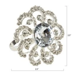 Saro Lifestyle Stylish Napkin Rings With Jeweled Stone Design (Set Of 4) 10 Saro Lifestyle Stylish Napkin Rings With Jeweled Stone Design (Set Of 4) -Saro Lifestyle GUEST caa0da28 3d97 4a2c 969d d3cdf0264de0