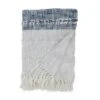Saro Lifestyle Color Block Throw, 50x60 Inches, Blue 1 Saro Lifestyle Color Block Throw, 50x60 Inches, Blue -Saro Lifestyle GUEST caf8ffa0 9077 4ce0 924d f4f61cdbf001