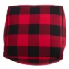 Saro Lifestyle Buffalo Plaid Design Floor Pouf -Saro Lifestyle GUEST cbd6200e 8b5e 4e75 a675 f2958faf0099
