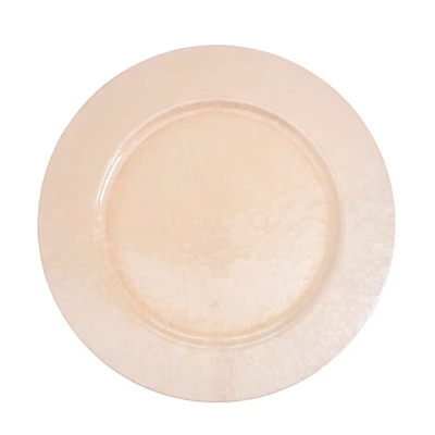 Saro Lifestyle Soft Glow Faux Mother Of Pearl Charger Plate (Set Of 4) 7 Saro Lifestyle Soft Glow Faux Mother Of Pearl Charger Plate (Set Of 4) - Image 5