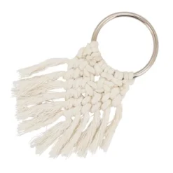 Saro Lifestyle Napkin Ring Holders With Braided Design (Set Of 4) -Saro Lifestyle GUEST cdb66f38 5a24 47a6 bd4d 213d5a62d997