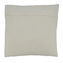 Saro Lifestyle Beaded Seashells Decorative Pillow Cover, Multi, 16"