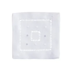 Saro Lifestyle Classic Hemstitch With Embroidered Border Tea Napkin (Set Of 12) -Saro Lifestyle GUEST d14de15c 53b0 4091 9d49 7e9082b0d037