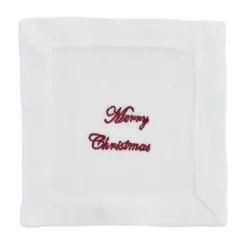 Saro Lifestyle Merry Christmas Embroidered Cocktail Napkins (Set Of 12) 9 Saro Lifestyle Merry Christmas Embroidered Cocktail Napkins (Set Of 12) -Saro Lifestyle GUEST d3dea177 5c93 45e8 8da0 ead818a46db5