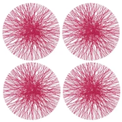 Saro Lifestyle Straw Placemat, 15" Round (Set Of 4) -Saro Lifestyle GUEST d6b17687 ff5b 451f 9336 dce1ca6a65d1