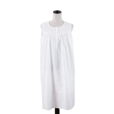 Saro Lifestyle Relaxed Embroidered Nightgown 4 Saro Lifestyle Relaxed Embroidered Nightgown - Image 3