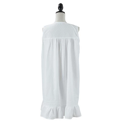 Saro Lifestyle Embroidered Design Nightgown 3 Saro Lifestyle Embroidered Design Nightgown