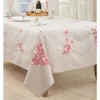 Saro Lifestyle Holiday Tablecloth With Peppermint Christmas Tree Design 1 Saro Lifestyle Holiday Tablecloth With Peppermint Christmas Tree Design -Saro Lifestyle GUEST d8b4a5dd 4eec 4542 a19c 005b817ff63c