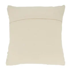 20"x20" Oversize Woven Wonder Dashed Down Filled Square Throw Pillow Gray - Saro Lifestyle