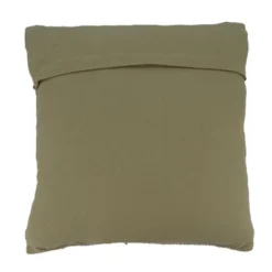 Saro Lifestyle Fringe Woven Decorative Pillow Cover, Multi, 20"