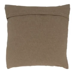 Saro Lifestyle Beaded Scallop Decorative Pillow Cover, Pink, 16"