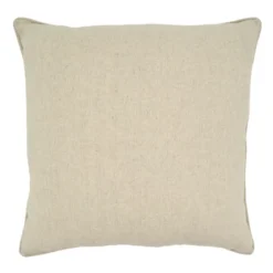 Saro Lifestyle Embroidered Succulents Decorative Pillow Cover, Multi, 18"