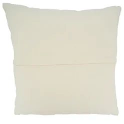 Saro Lifestyle Woven Stripe Decorative Pillow Cover, Blue, 22"