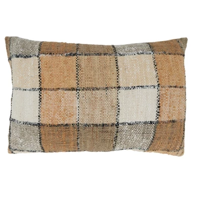 Saro Lifestyle Checkered Decorative Pillow Cover 5 Saro Lifestyle Checkered Decorative Pillow Cover - Image 3