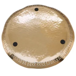 Saro Lifestyle Hole Punched Metal Charger Plates