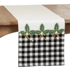 Saro Lifestyle Holly Design Buffalo Plaid Table Runner 12 Saro Lifestyle Holly Design Buffalo Plaid Table Runner -Saro Lifestyle GUEST e449f294 bc49 45ee 94b8 d4aeac2d0ad4