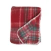 Saro Lifestyle Faux Mohair Plaid Throw, 50"x60", Red 2 Saro Lifestyle Faux Mohair Plaid Throw, 50"x60", Red -Saro Lifestyle GUEST ee876f29 d811 414d 9af6 7bb278136b2c