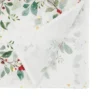 Saro Lifestyle Holiday Cheer Berry Wreath Table Runner, White, 16" X 72" -Saro Lifestyle GUEST eebc1e72 cacc 443d ae5f 64c13c8bd2ef
