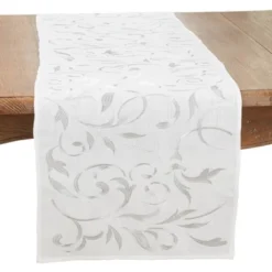 Saro Lifestyle Botanical Embroidered Leaves Table Runner 8 Saro Lifestyle Botanical Embroidered Leaves Table Runner -Saro Lifestyle GUEST ef2a9c28 4bca 4dc0 9fbc 01cb322b2af1