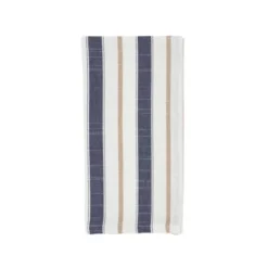 Saro Lifestyle Modern Striped Napkin (Set Of 4), 20"x20", Blue -Saro Lifestyle GUEST ef82f599 2b23 40f3 b552 c878dec04065