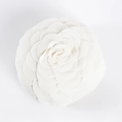 Saro Lifestyle Circular Multicolor Flower Decorative Throw Pillow 8 Saro Lifestyle Circular Multicolor Flower Decorative Throw Pillow - Image 6