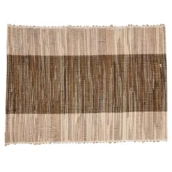 Saro Lifestyle Table Mats With Shimmering Banded Design (Set Of 4) -Saro Lifestyle GUEST f1fbc43d 725e 458c 847f 5f46f188b9b6