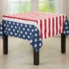 Saro Lifestyle Tablecloth With American Flag Print -Saro Lifestyle GUEST f562cbdf 1d5e 4bb1 999f c9a49a209afd