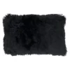 Classic Down-Filled With Faux Fur Design Throw Pillow - Saro Lifestyle