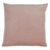 Saro Lifestyle Pinsonic Velvet Pillow With Polly Filling, Blush, 22" X 22" -Saro Lifestyle GUEST f9c2bcc2 9fa0 4f53 a967 cfc0a082a778