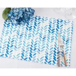 Saro Lifestyle Chevron Placemats With Watercolor Design 8 Saro Lifestyle Chevron Placemats With Watercolor Design -Saro Lifestyle GUEST fba68885 8c68 413e b936 6f673d7044de